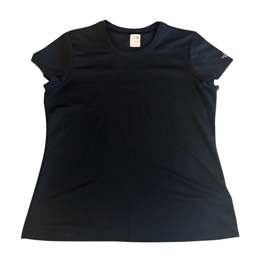 The North Face Womens VaporWick Short Sleeve Performance T-Shirt Black XL